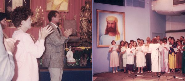 Leading a choir at King Arthur's Court