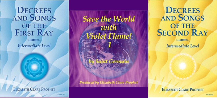 Violet Flame, Blue Protection, Yellow Illumination Decrees